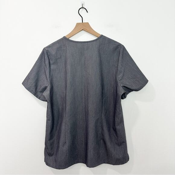 Figs Catarina One Pocket Scrub Top Graphite Gray size XL - Picture 2 of 6